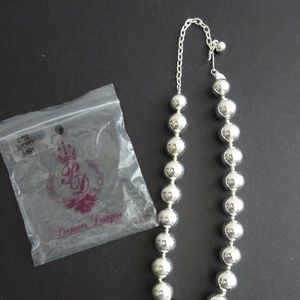 Premier Designs Large Silver Tone Necklace NWOT